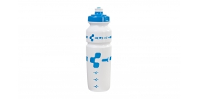 CUBE bottle 0,75l Logo white/blue (Sales Unit 12)